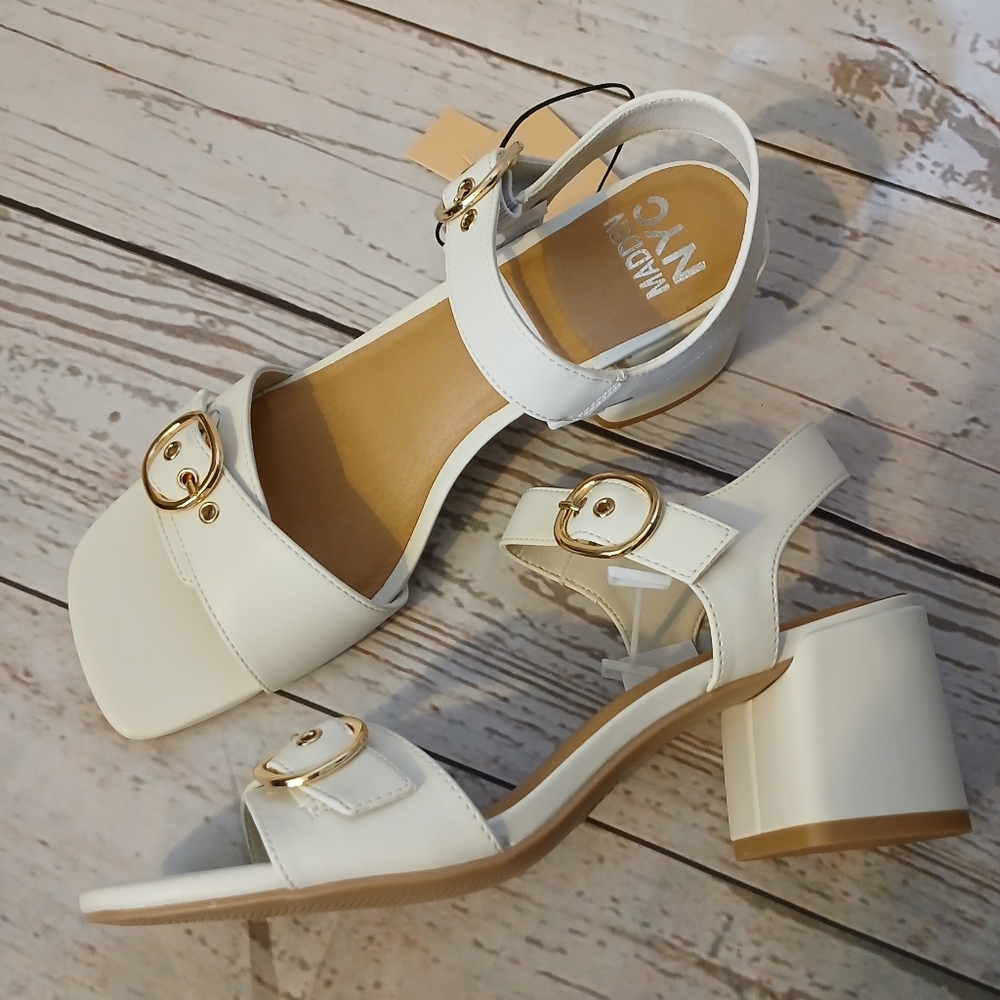 Madden NYC Women's Adelade Sandals White Size 11 - Picture 11 of 11